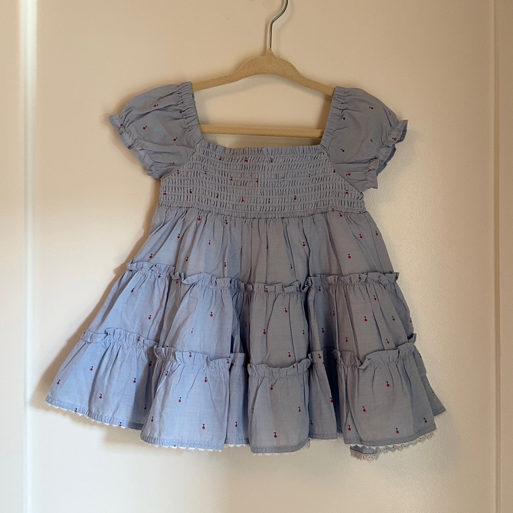 Janie & Jack - Blue Dress - 3-6mo